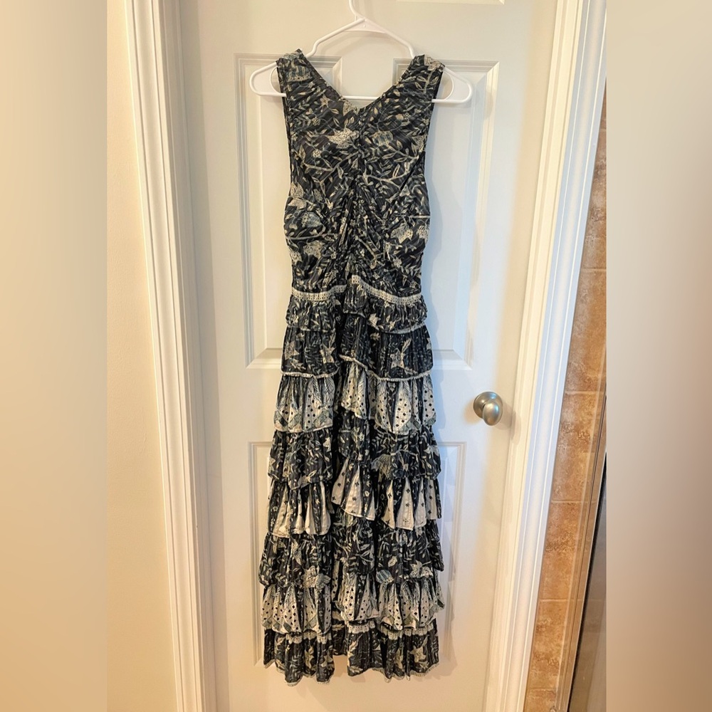 Ulla Johnson Tiered Ruffled Maxi Dress - Picture 2 of 9